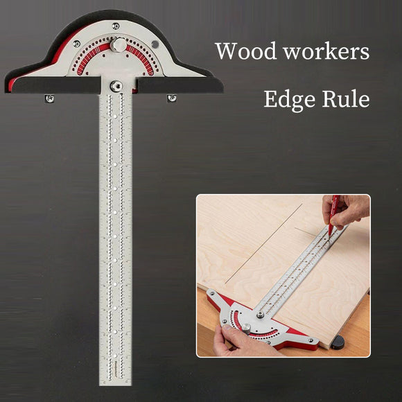 Wood workers Edge Rule Efficient Protractor Angle Tools