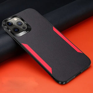 Luxury Ultra Thin PU Leather Cover For iPhone 12