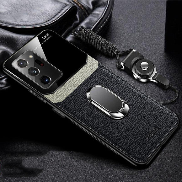 Shockproof PU Leather Tempered Glass With Stand Case for Samsung Galaxy Note Series(Buy 2 Get 10% OFF, Buy3 Get 15% OFF)