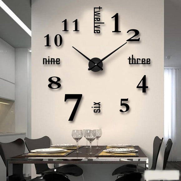 3D Creative DIY Wall Clocks