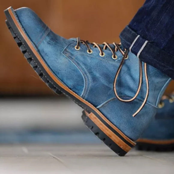 Fashion PU leather Men's Boots