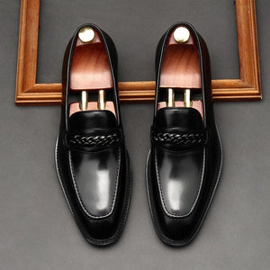 Fashion Style Men Genuine Leather Shoes