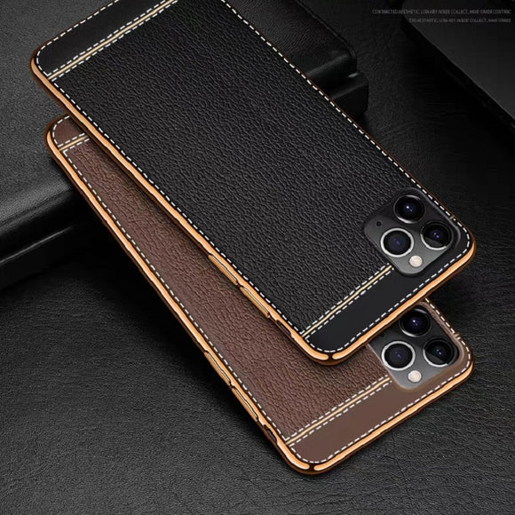 Ultra Slim Plating Soft Texture Case for iPhone