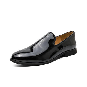 Men Patent Leather Office Business Shoes