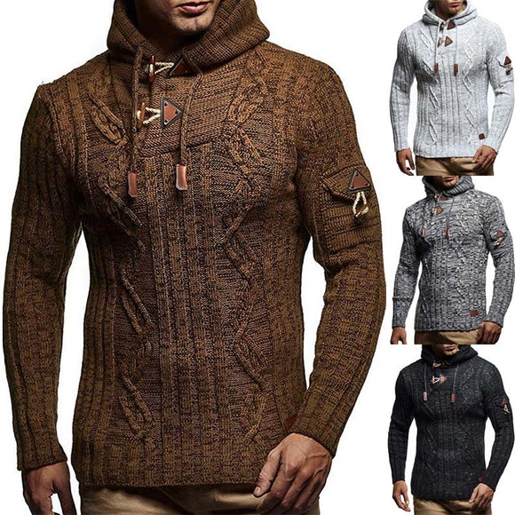 Men Casual Long Sleeve Hooded Sweaters