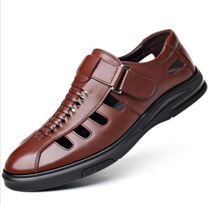 New Genuine Leather Business Sandals