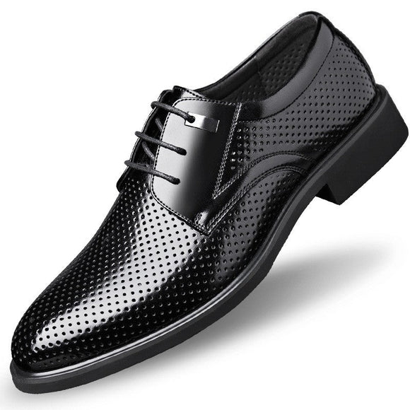 Men Patent Leather Oxford Shoes