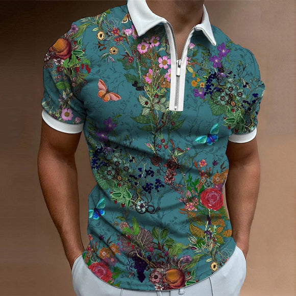 New Summer Floral Polo Shirts