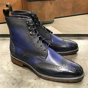 Men's Leather Vintage Martin Boots