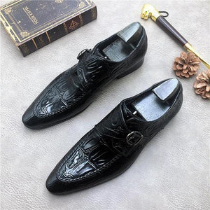 Men Genuine Cow Leather Business Shoes
