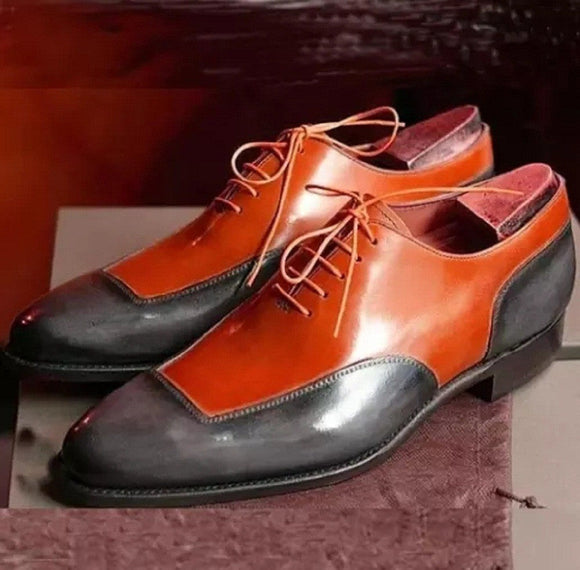 Brogue Men Leather Dress Shoes